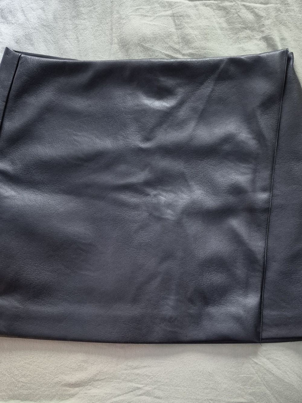RW&CO. Black Faux Leather Mini Skirt